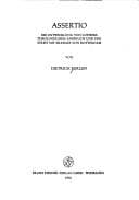 Tapa de Assertio