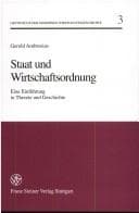 Tapa de Staat und Wirtschaftsordnung. Eine Einführung in Theorie und Geschichte