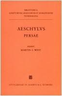Tapa de Aeschyli Persae