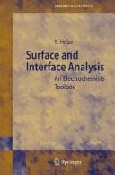 Tapa de Surface and Interface Analysis