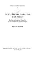 Tapa de Das europäische Zeitalter der Juden, 2 Bde., Bd.2, Von 1650 bis 1945