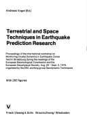 Tapa de Terrestrial and space techniques in earthquake prediction research