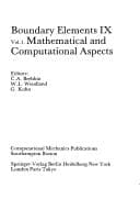 Tapa de Mathematical and Computational Aspects