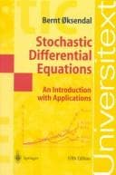Tapa de Stochastic Differential Equations