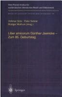 Tapa de Liber amicorum Günther Jaenicke--zum 85. Geburtstag