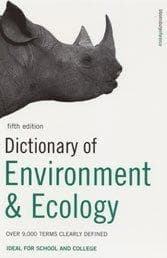 Tapa de Dictionary of environment & ecology