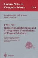 Tapa de FME '97, industrial applications and strengthened foundations of formal methods