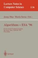 Tapa de Algorithms - ESA '96