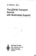 Tapa de OSI 95 Transport Service with Multimedia Support (Research Reports ESPRIT)