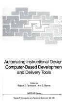 Tapa de Automating instructional design
