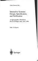 Tapa de Interactive Systems: Design, Specification, and Verification