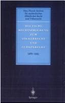 Tapa de Deutsche Rechtsprechung zum Völkerrecht und Europarecht, 1986-1993 =