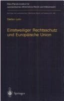 Tapa de Einstweiliger Rechtsschutz und Europäische Union