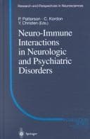 Tapa de Neuro-immune interactions in neurologic and psychiatric disorders