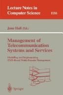 Tapa de Management of telecommunication systems and services