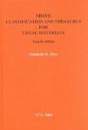 Tapa de Moys Classification and Thesaurus for Legal Materials
