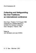 Tapa de Collecting and safeguarding the oral traditions