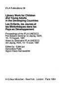 Tapa de Library work for children and young adults in the developing countries