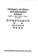 Tapa de Dictionary of library and information sciences