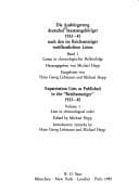 Tapa de German Expatriation Lists 1933-1945