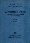 Tapa de Saturarum Menippearum fragmenta