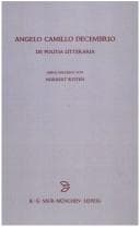 Tapa de De politia litteraria