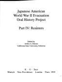 Tapa de Japanese-American World War II Evacuation Oral History Project