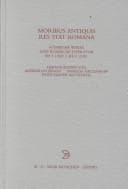 Tapa de Moribus antiquis res stat Romana