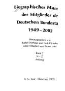Tapa de Biographisches Handbuch Der Mitglieder Des Deutschen (German Edition)