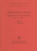 Tapa de Poetarum epicorum Graecorum