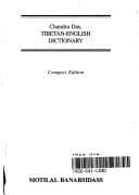 Tapa de Tibetan-English Dictionary (With Sanskrit Synonyms) 2005 Edition,