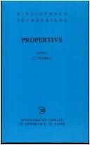 Tapa de Elegiarum Libri IV
