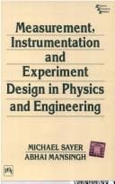 Tapa de Measurement, instrumentation and experiment design in physics and engineering