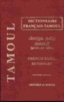Tapa de Dictionnaire français-tamoul =