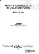 Tapa de Analysis and Design of Information Systems