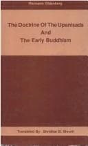 Tapa de The doctrine of the Upaniṣads and the early Buddhism