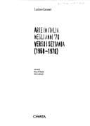 Tapa de Arte in Italia negli anni '70