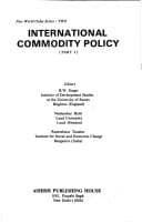 Tapa de International commodity policy
