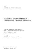 Tapa de Lessico e grammatica