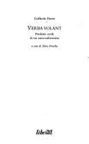 Tapa de Verba volant