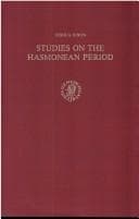 Tapa de Studies on the Hasmonean period