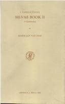 Tapa de P. Papinius Statius, Silvae book II