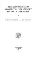 Tapa de The economic and administrative history of early Indonesia