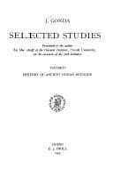 Tapa de History of Ancient Indian Religion (Selected Studies of Jan Gonda , No 4)