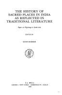Tapa de The History of Sacred Places in India As Reflected in Traditional Literature