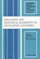Tapa de Education and individual modernity in developing countries