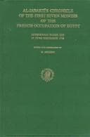 Tapa de Al-Jabartī's chronicle of the first seven months of the French occupation of Egypt
