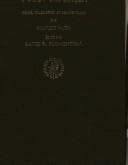 Tapa de Al-Kitab Al-Muhtawi De Yusuf Al-Basir (Etudes Sur Le Judaisme Medieval, 12)