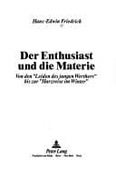 Tapa de Der Enthusiast und die Materie