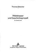 Tapa de Welttheater Und Geschichtsprozeb